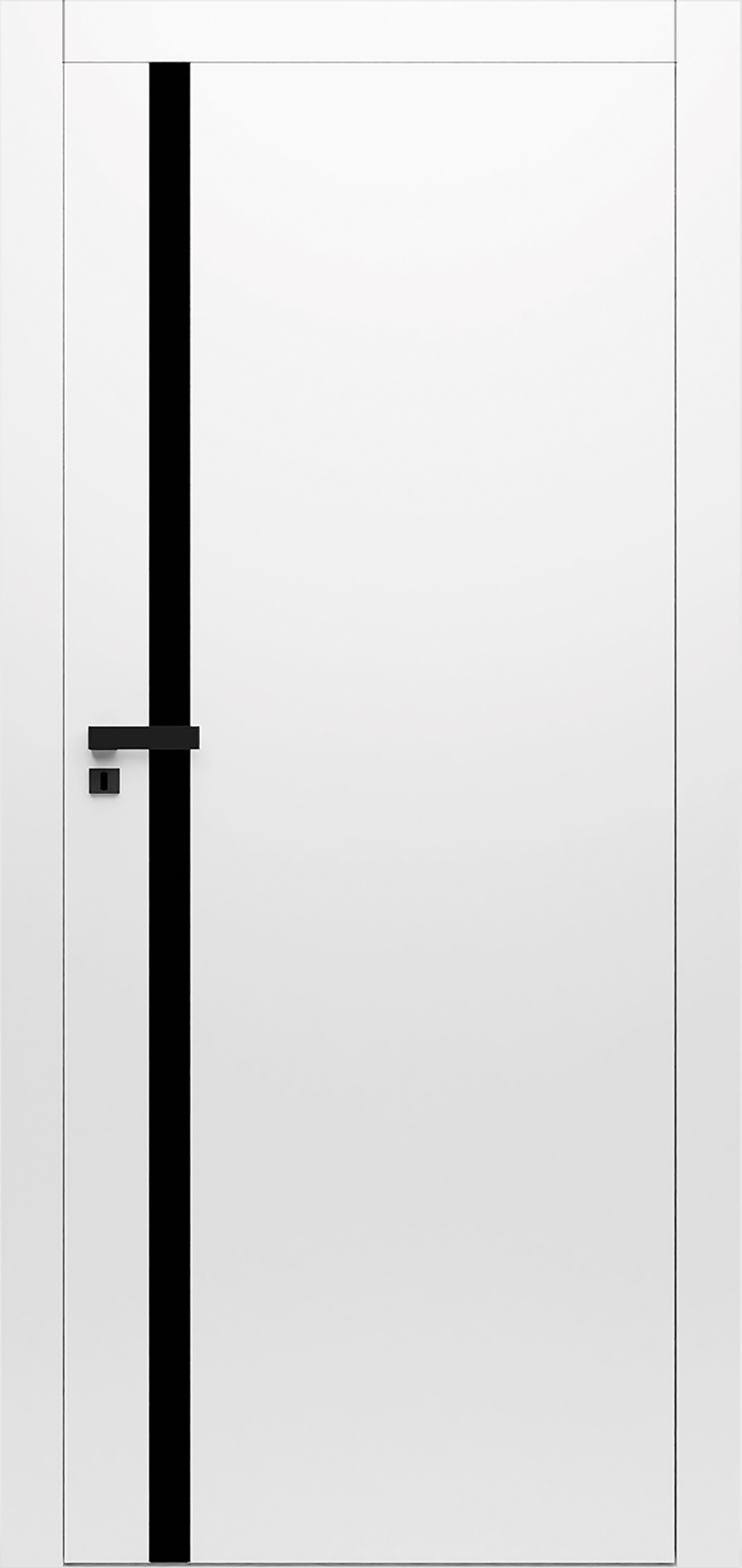 drzwi drewniane z aplikacjami ze szkła Vertical 01 Geometria