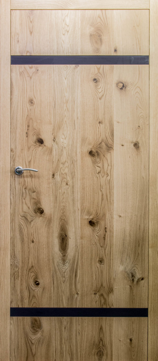 Drzwi drewniane pokojowe horizontal 02 - Kolekcja Geometria