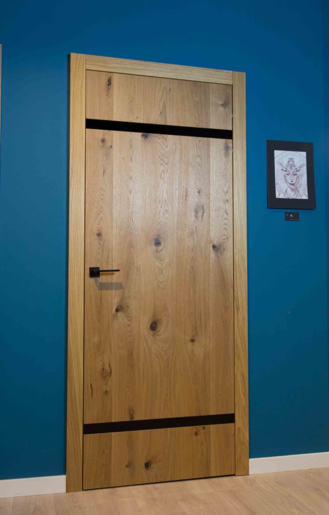 Drzwi drewniane pokojowe horizontal 02 Kolekcja Geometria