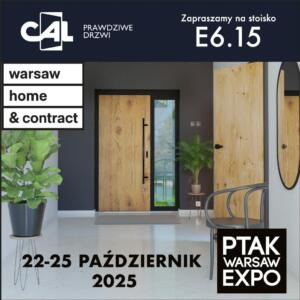 CAL prawdziwe drzwi na tragach Warsaw Home 2025 drzwi zewnętrzne drzwi drewniane drzwi wewnętrzne