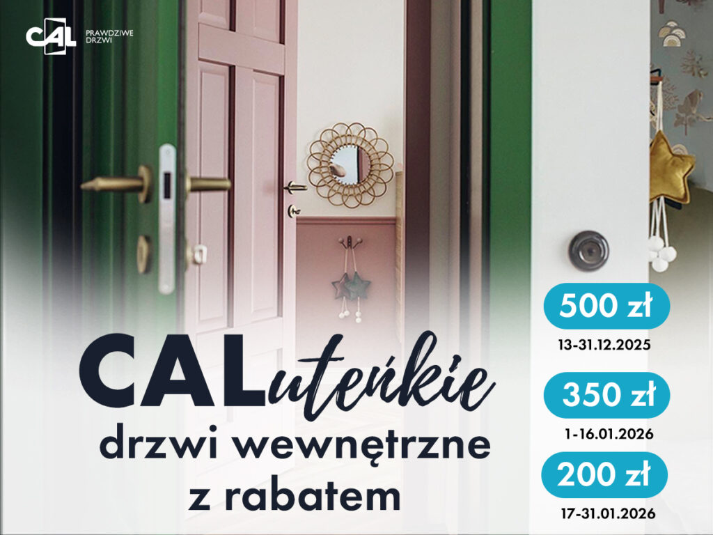 Promocja drzwi wewnętrznych CAL